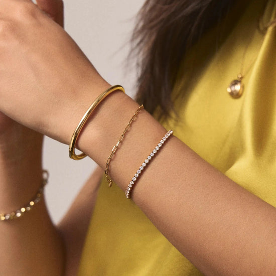 Tennis Everyday Bracelet | 18k Gold Plated/Cubic Zirconia Bracelets Missoma 