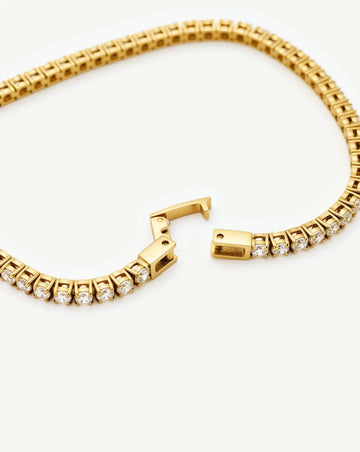 Tennis Everyday Bracelet | 18k Gold Plated/Cubic Zirconia Bracelets Missoma 