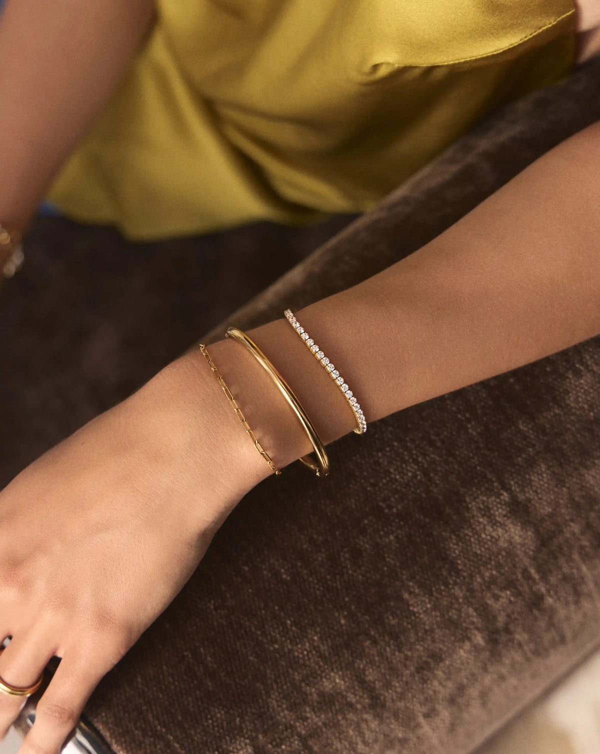 Tennis Everyday Bracelet | 18k Gold Plated/Cubic Zirconia Bracelets Missoma 