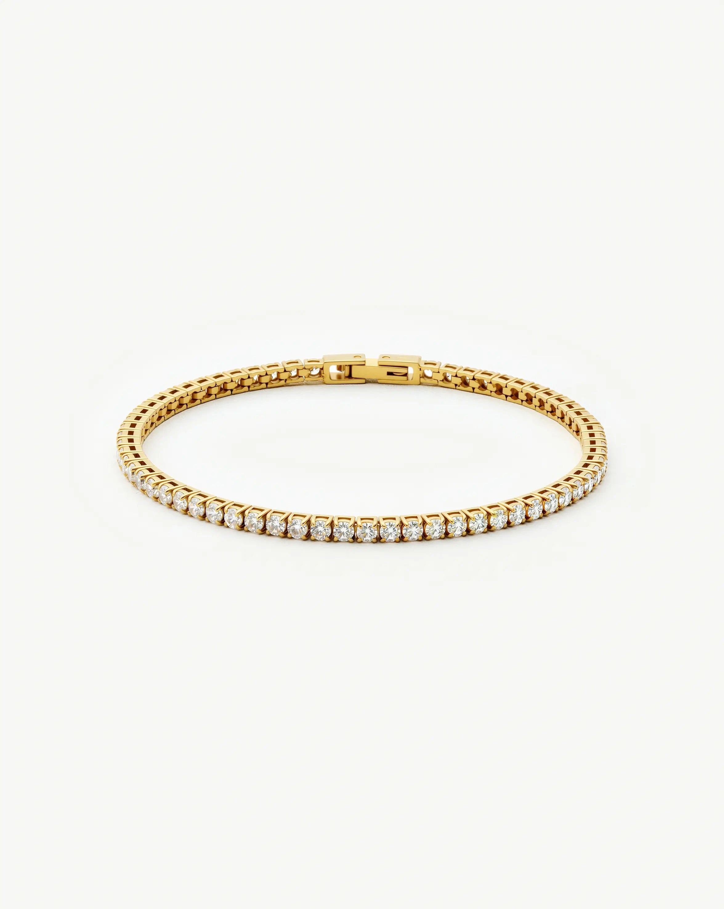 Tennis Everyday Bracelet | 18k Gold Plated/Cubic Zirconia Bracelets Missoma 