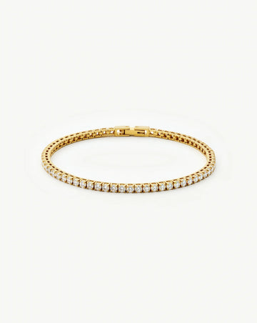 Tennis Everyday Bracelet | 18k Gold Plated/Cubic Zirconia Bracelets Missoma 