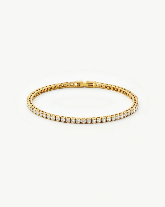 Tennis Everyday Bracelet | 18k Gold Plated/Cubic Zirconia Bracelets Missoma 
