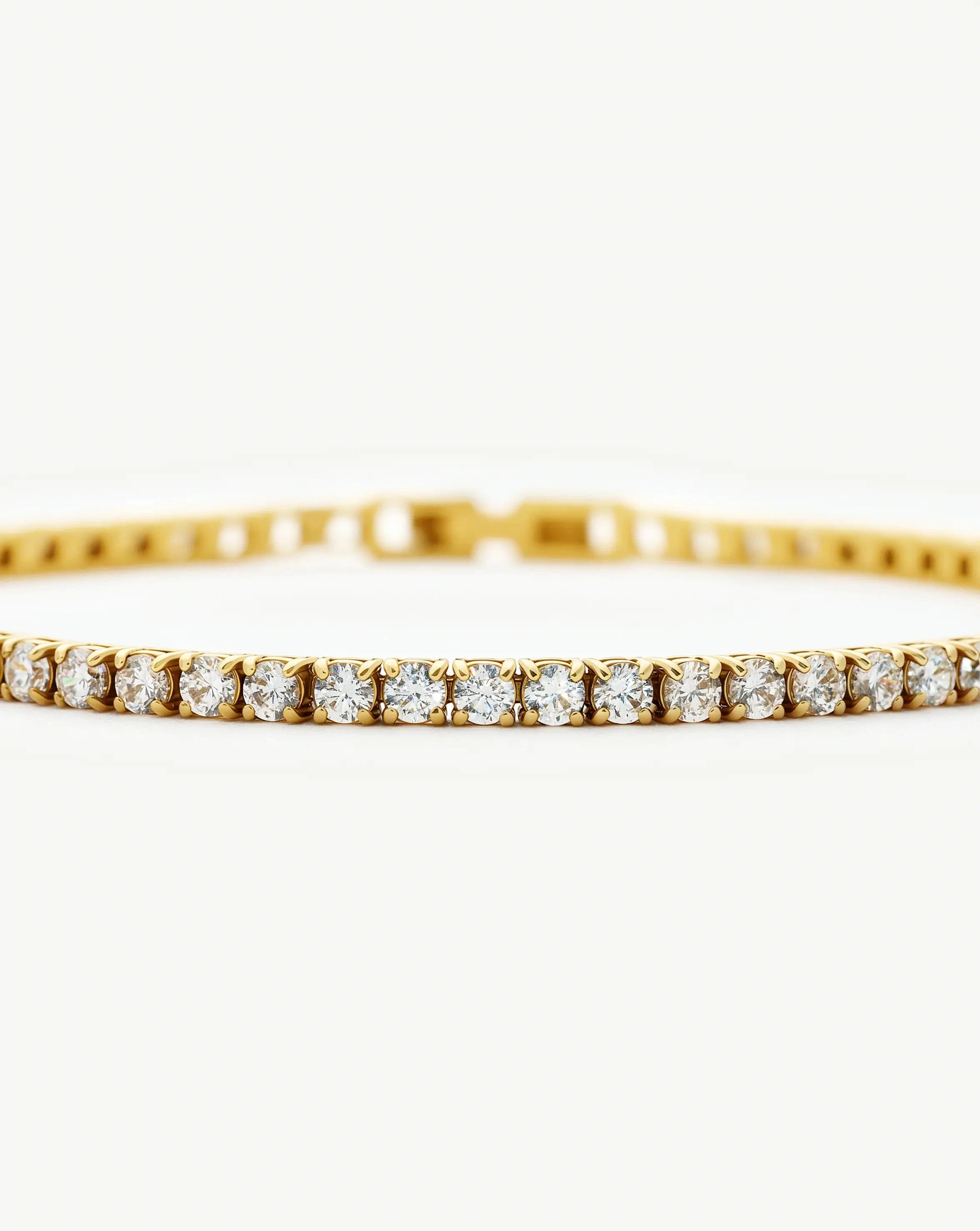 Tennis Everyday Bracelet | 18k Gold Plated/Cubic Zirconia Bracelets Missoma 