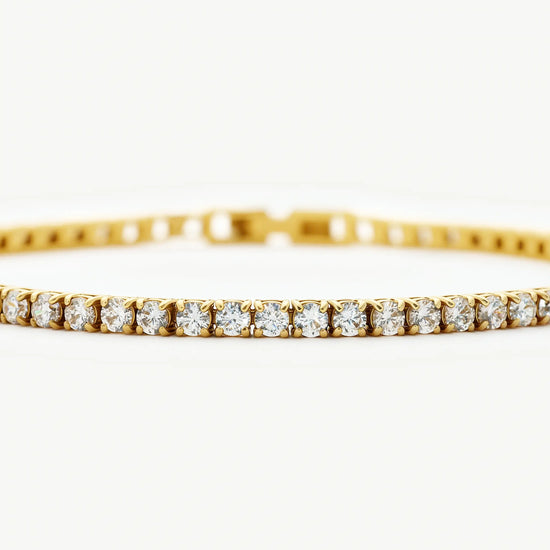 Tennis Everyday Bracelet | 18k Gold Plated/Cubic Zirconia Bracelets Missoma 