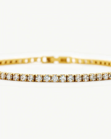 Tennis Everyday Bracelet | 18k Gold Plated/Cubic Zirconia Bracelets Missoma 