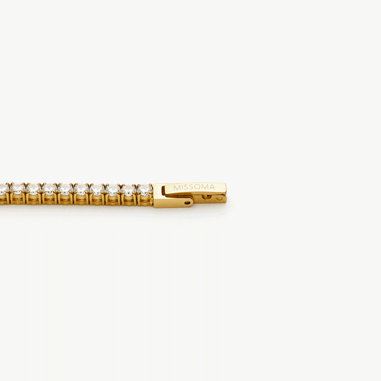 Tennis Everyday Bracelet | 18k Gold Plated/Cubic Zirconia Bracelets Missoma 