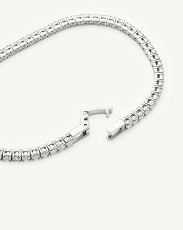 Tennis Everyday Bracelet | Platinum Plated/Cubic Zirconia Bracelets Missoma 