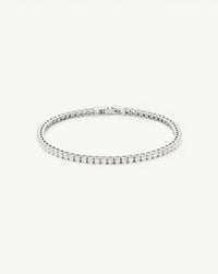 Tennis Everyday Bracelet | Platinum Plated/Cubic Zirconia Bracelets Missoma 