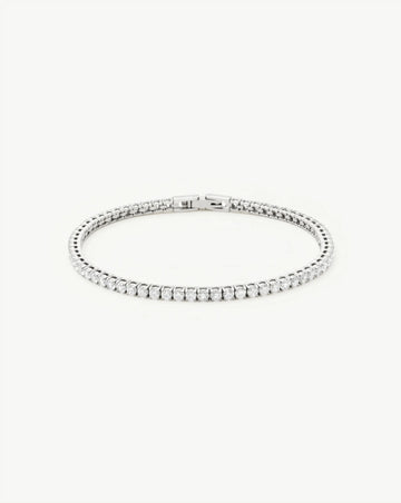 Tennis Everyday Bracelet | Platinum Plated/Cubic Zirconia Bracelets Missoma 