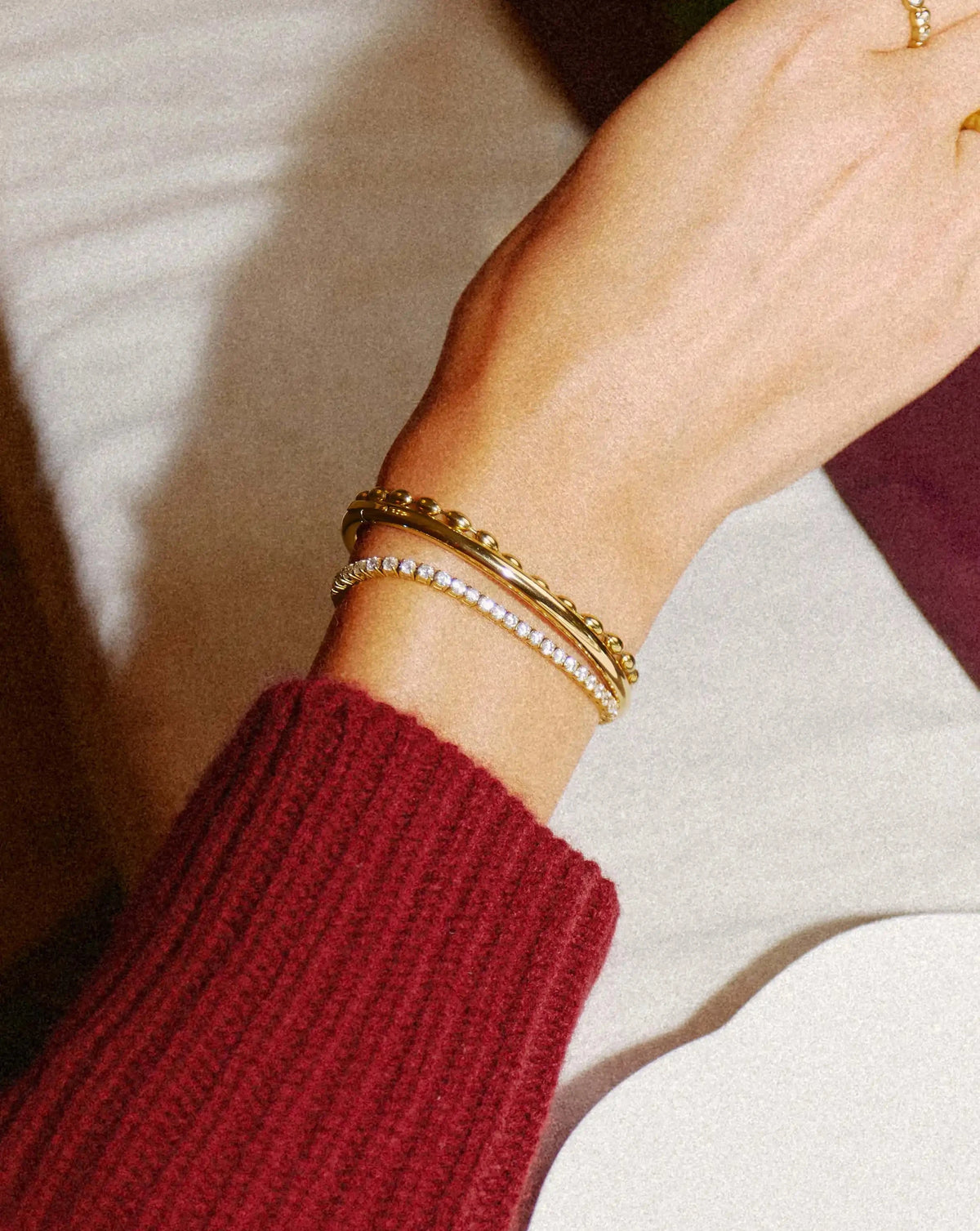 Tennis Round Bracelet | 18k Gold Plated Cubic Zirconia Bracelets Missoma 