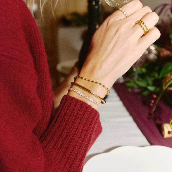 Tennis Round Bracelet | 18k Gold Plated Cubic Zirconia Bracelets Missoma 