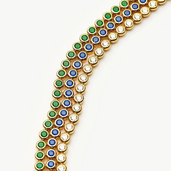 Tennis Round Bracelet | 18k Gold Vermeil Cubic Zirconia Bracelets Missoma 