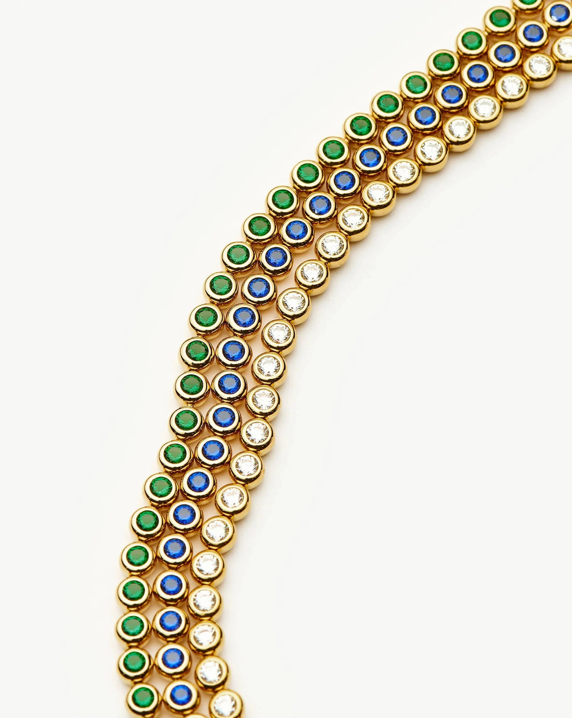 Tennis Round Bracelet | 18k Gold Vermeil Cubic Zirconia Bracelets Missoma 