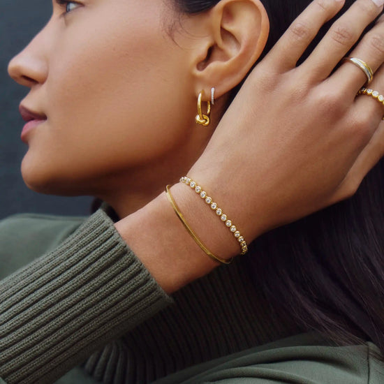 Tennis Round Bracelet | 18k Gold Vermeil Cubic Zirconia Bracelets Missoma 