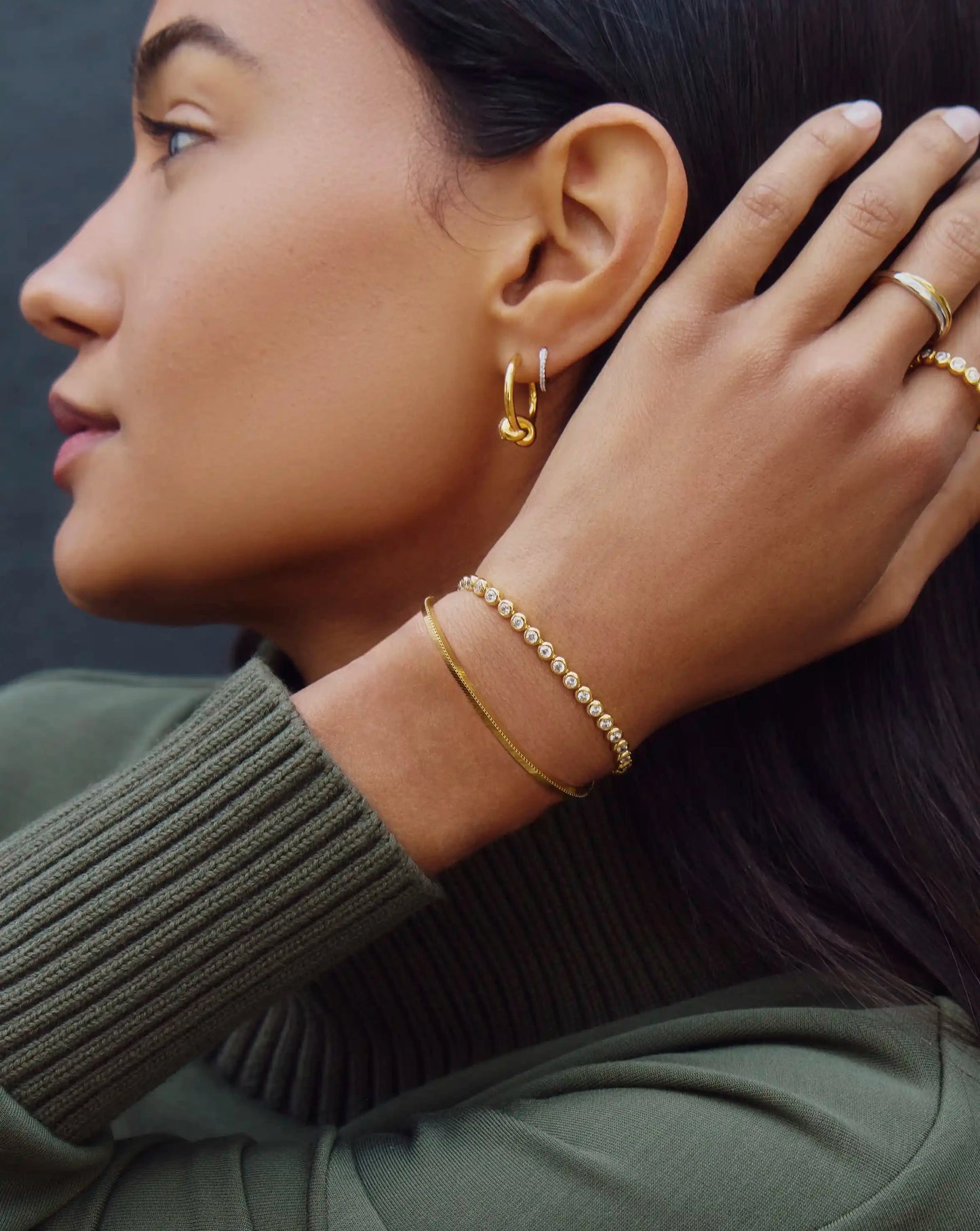 Tennis Round Bracelet | 18k Gold Vermeil Cubic Zirconia Bracelets Missoma 