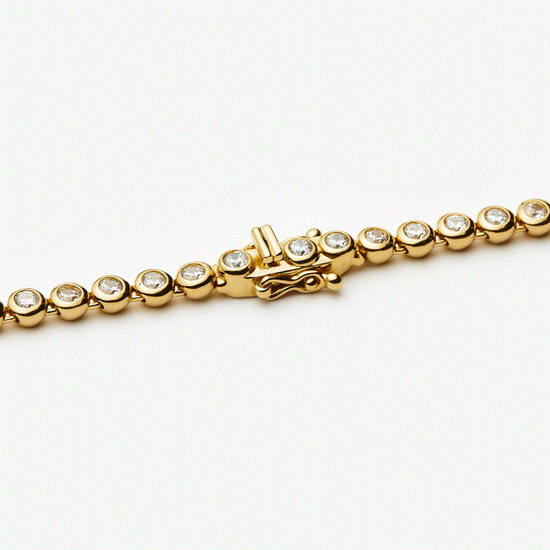 Tennis Round Bracelet | 18k Gold Vermeil Cubic Zirconia Bracelets Missoma 