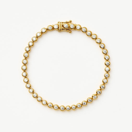 Tennis Round Bracelet | 18k Gold Vermeil Cubic Zirconia Bracelets Missoma 