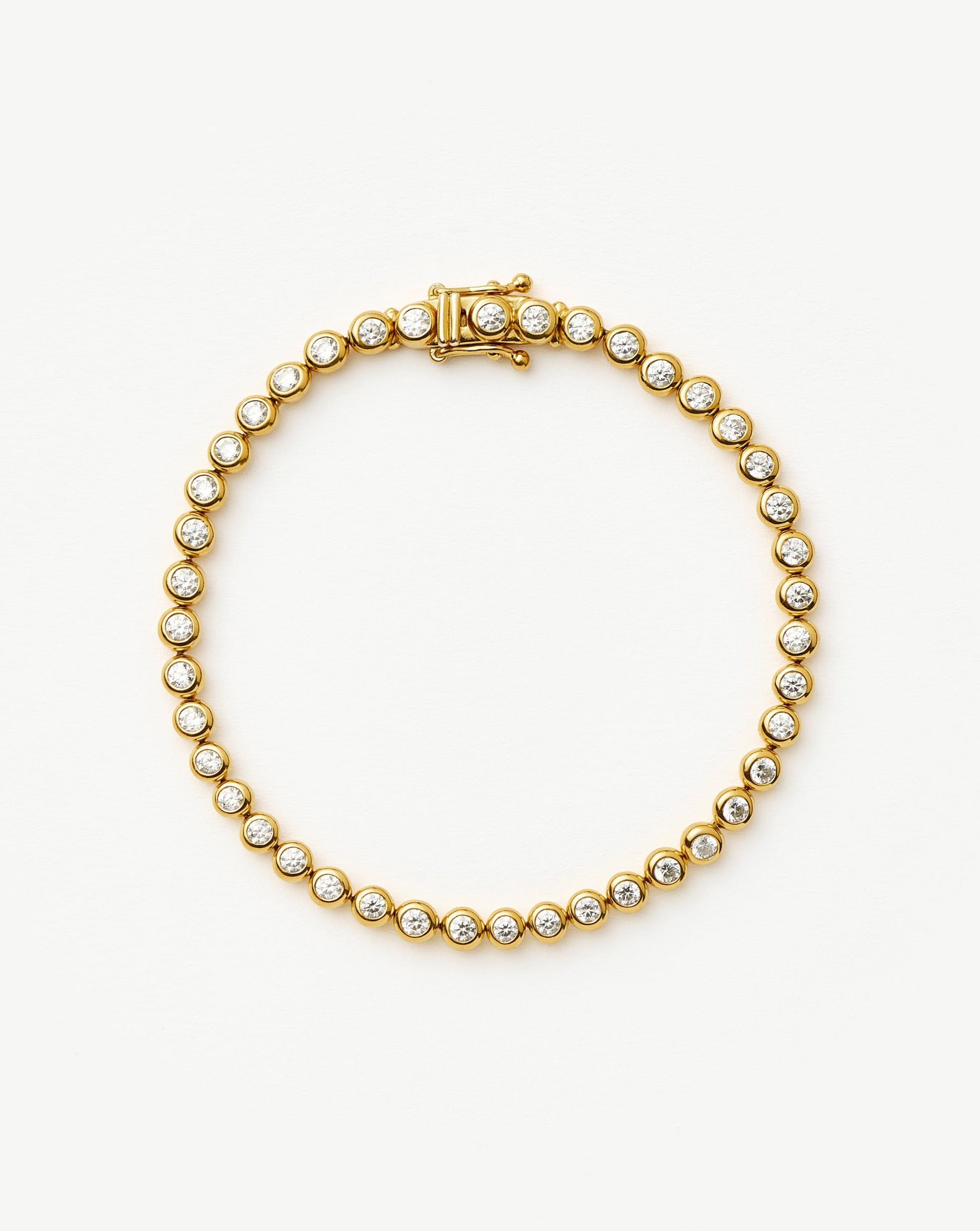 Tennis Round Bracelet | 18k Gold Vermeil Cubic Zirconia Bracelets Missoma 