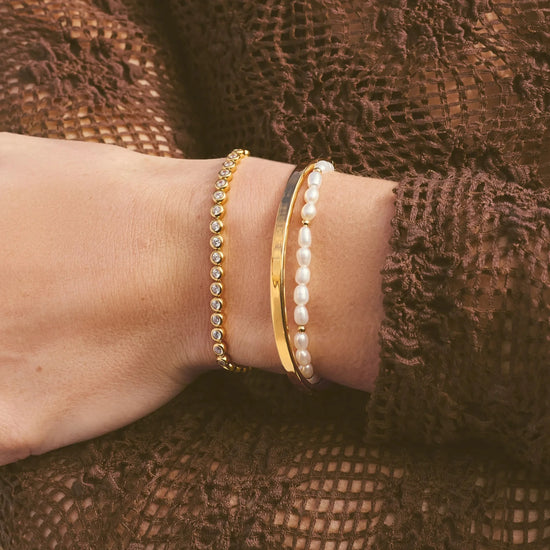 Tennis Round Bracelet | 18k Gold Vermeil Cubic Zirconia Bracelets Missoma 