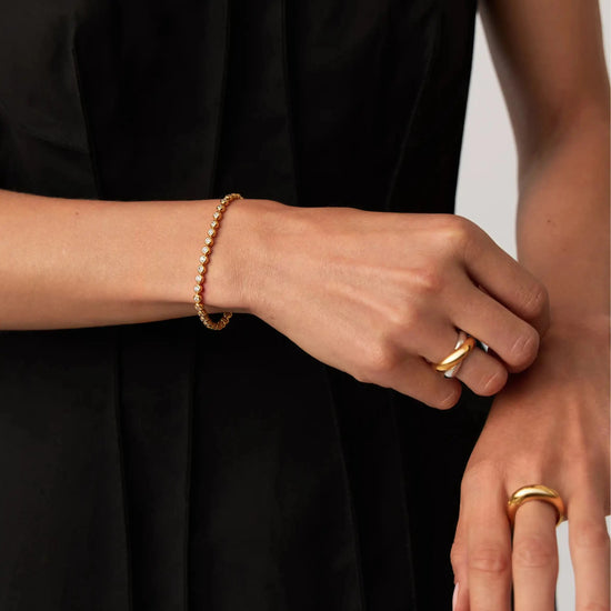 Tennis Round Bracelet | 18k Gold Vermeil Cubic Zirconia Bracelets Missoma 