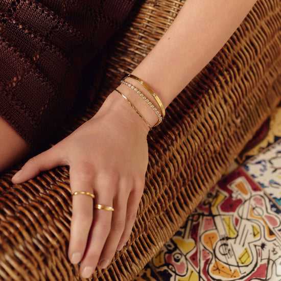 Tennis Round Bracelet | 18k Gold Vermeil Cubic Zirconia Bracelets Missoma 