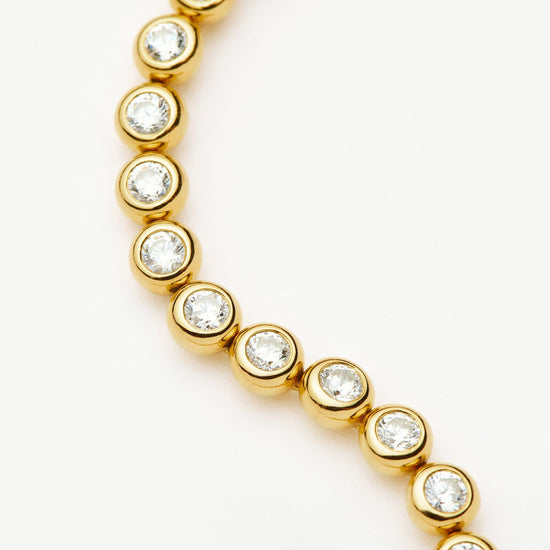 Tennis Round Bracelet | 18k Gold Vermeil Cubic Zirconia Bracelets Missoma 