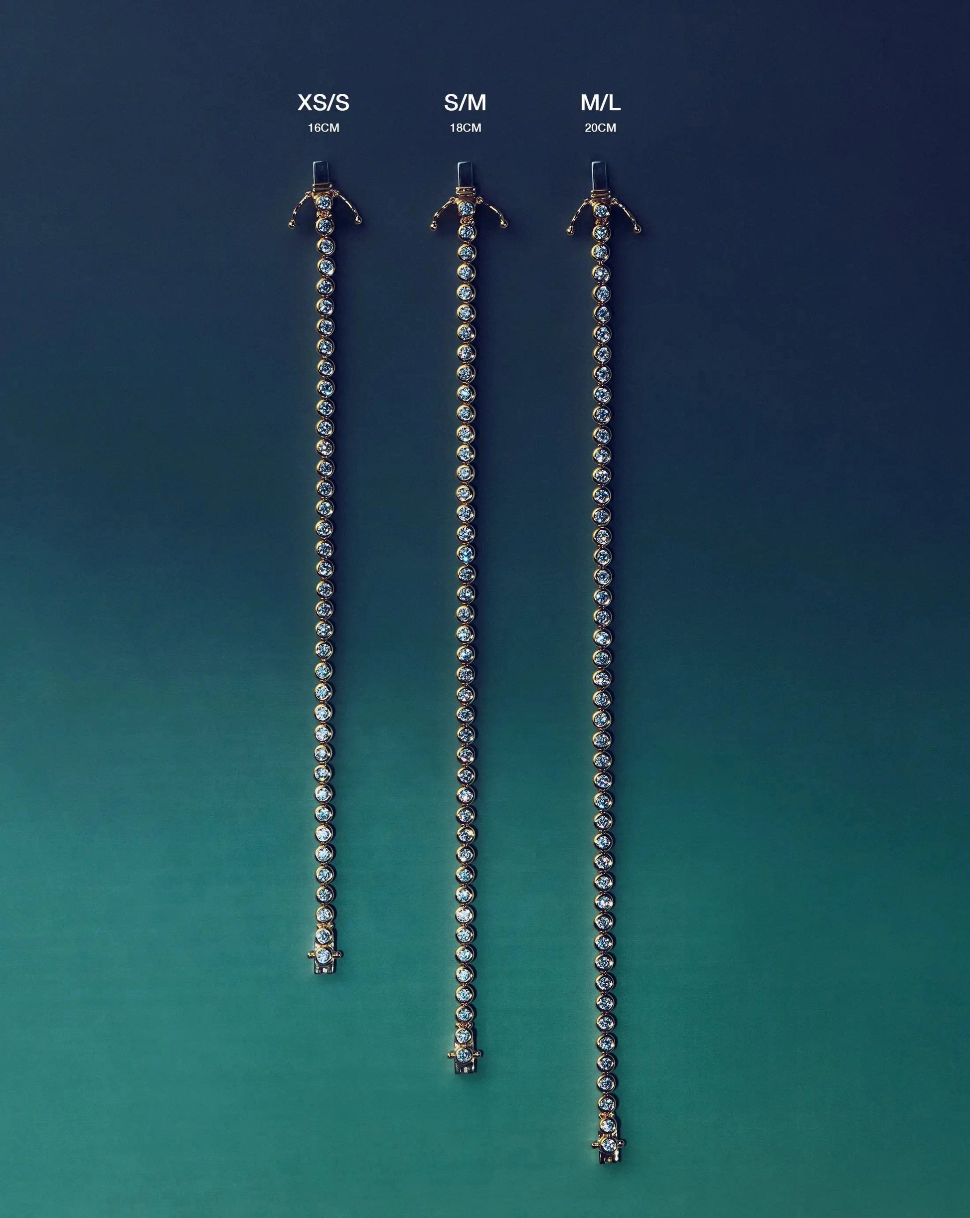Tennis Round Bracelet | 18k Gold Vermeil/Emerald Green Nano-crystal Bracelets Missoma 