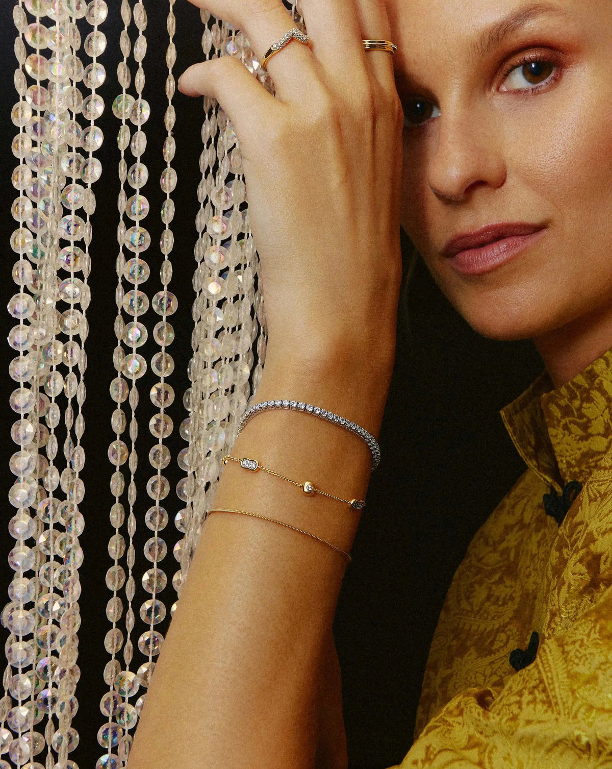 Tennis Round Bracelet | Silver Plated Cubic Zirconia Bracelets Missoma 