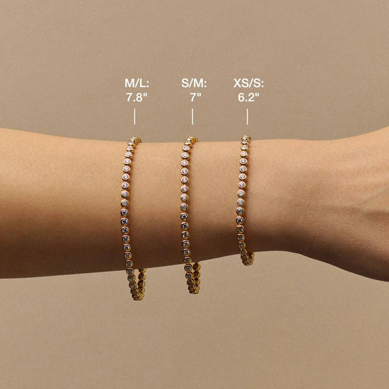 Tennis Round Bracelet | Sterling Silver Cubic Zirconia Bracelets Missoma 