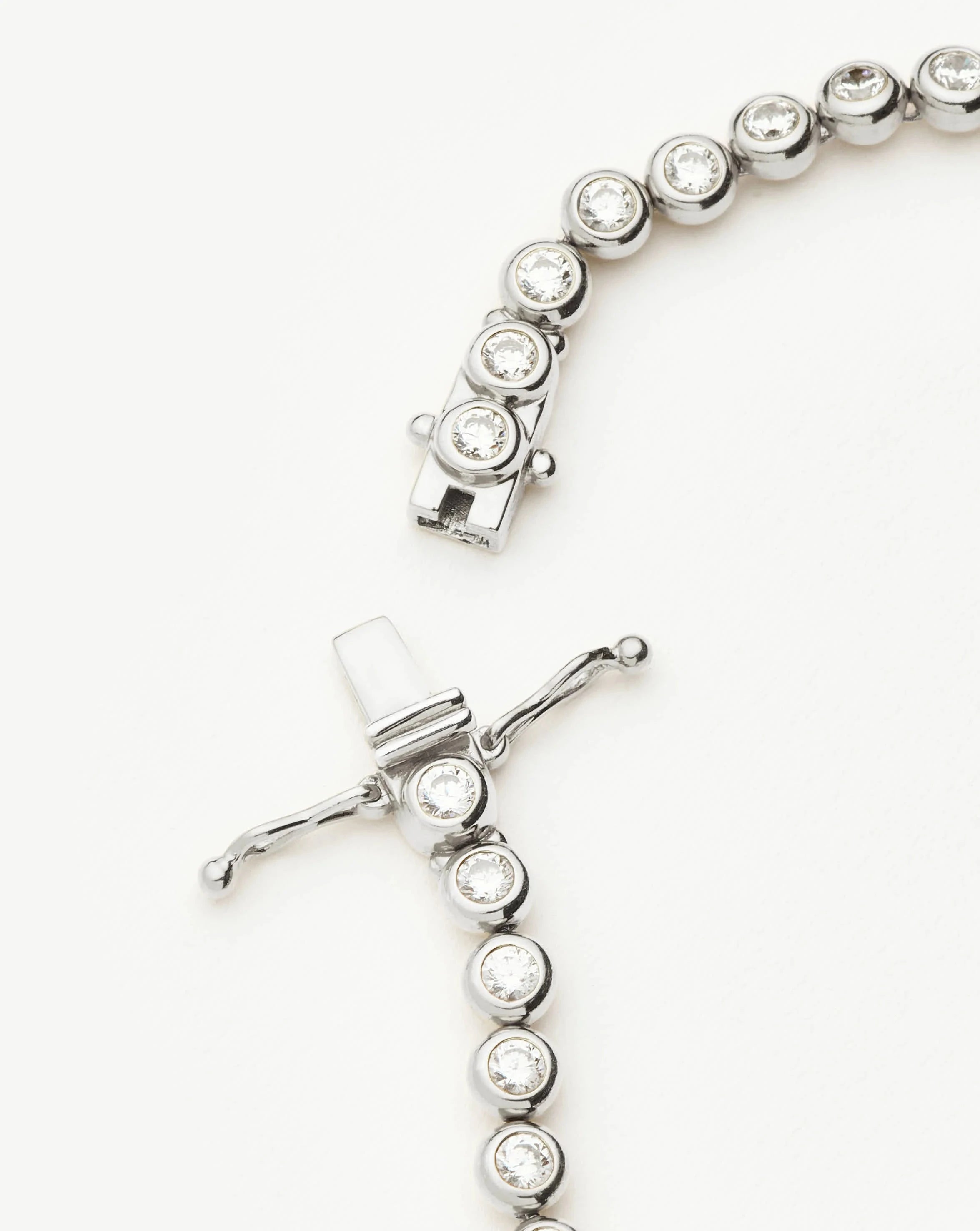 Tennis Round Bracelet | Sterling Silver Cubic Zirconia Bracelets Missoma 
