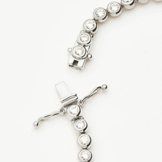Tennis Round Bracelet | Sterling Silver Cubic Zirconia Bracelets Missoma 