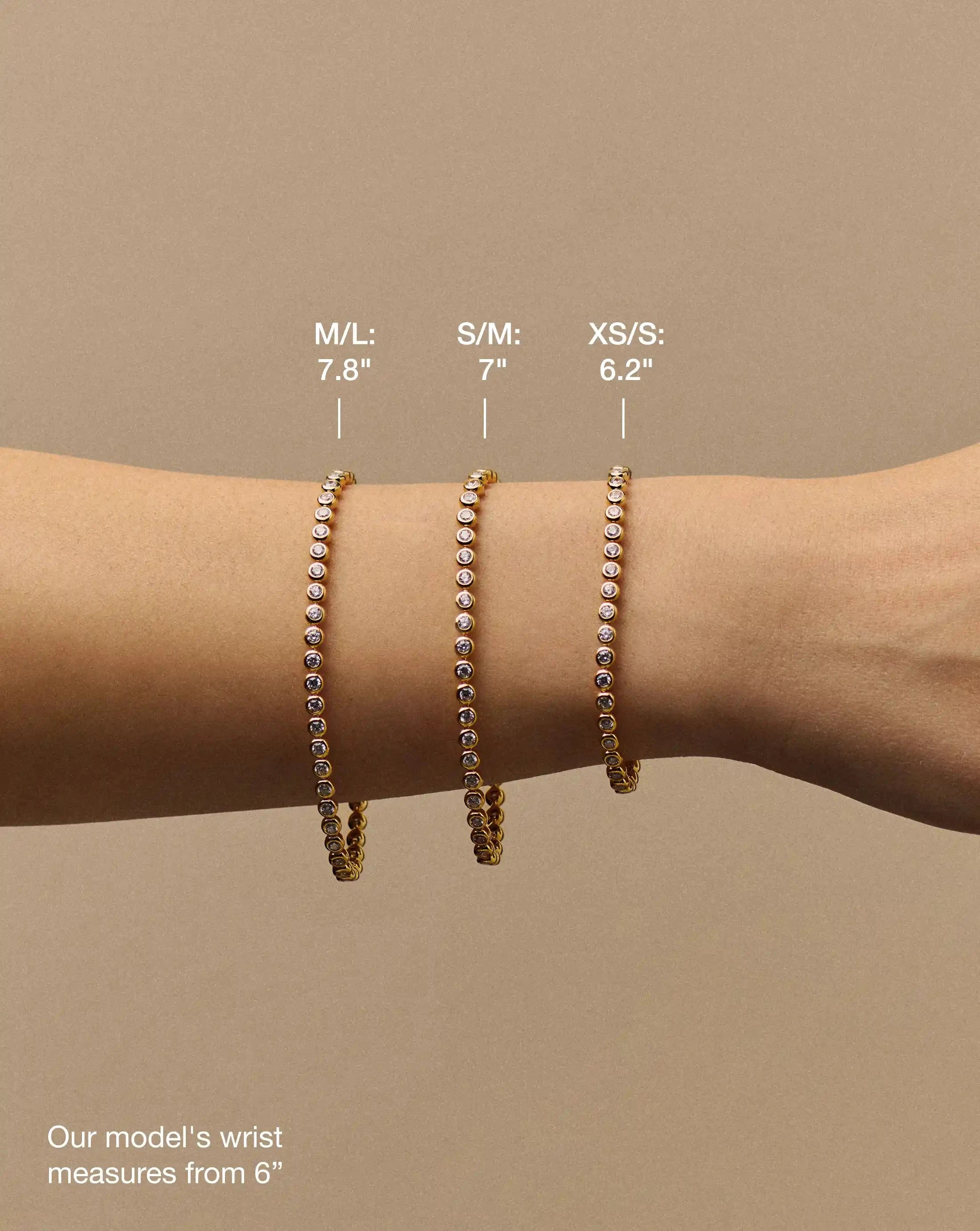 Tennis Round Bracelet | Sterling Silver Cubic Zirconia Bracelets Missoma 