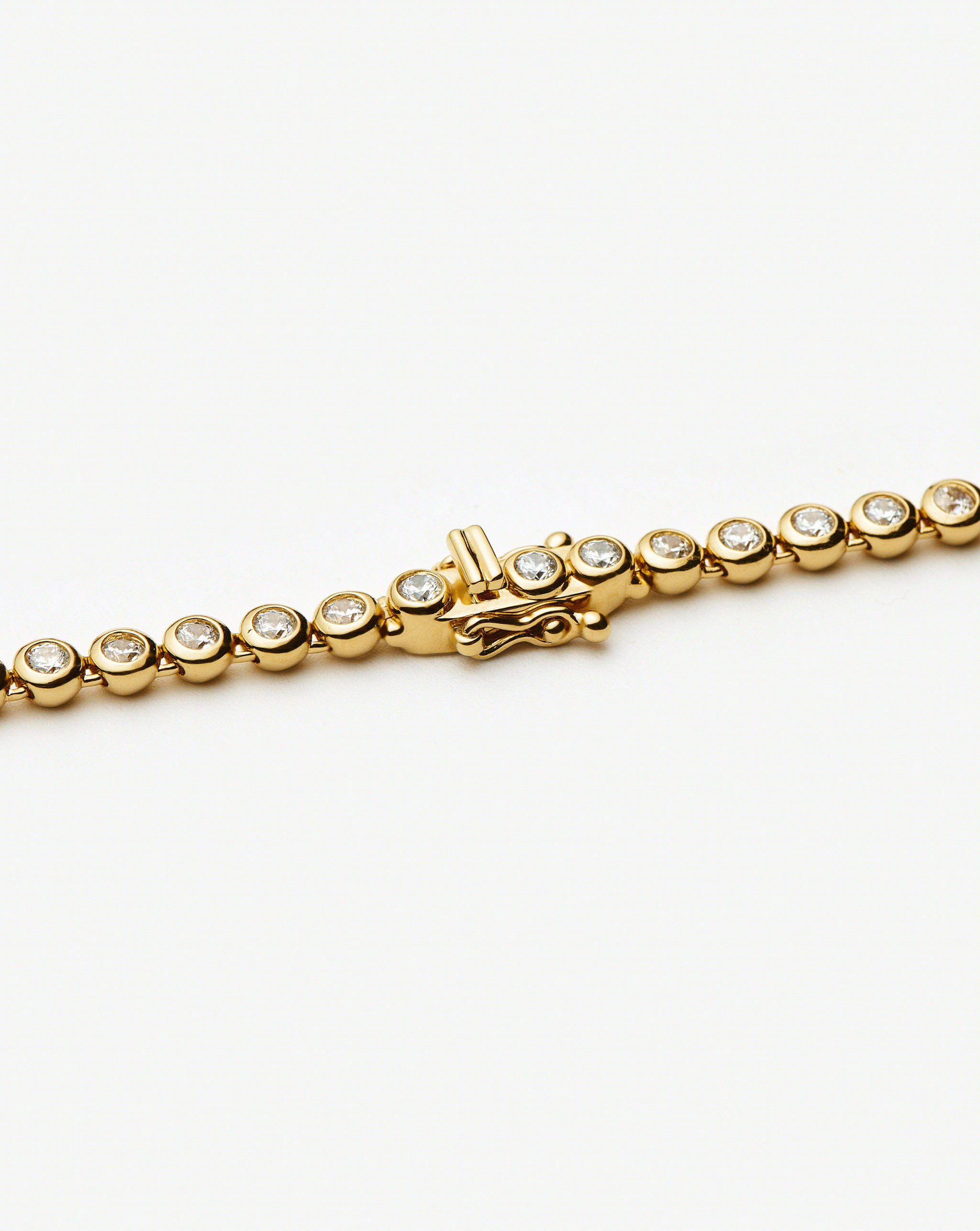 Tennis Round Necklace | Silver Plated/Cubic Zirconia Necklaces Missoma 