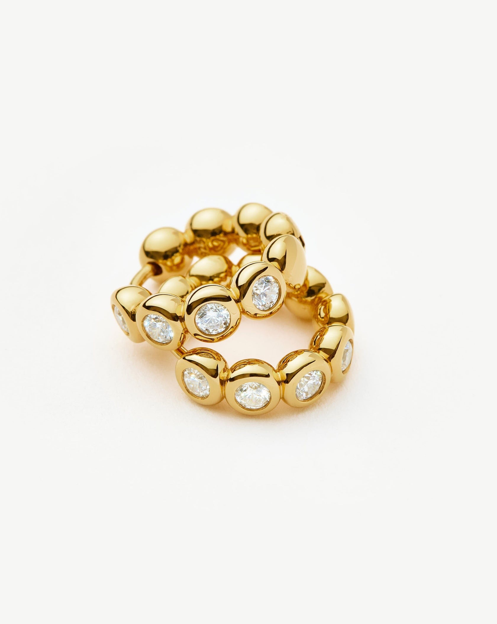 TENNIS SMALL HOOP EARRINGS
