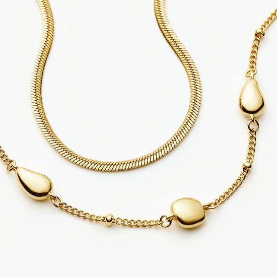 The Add Some Shine Bracelet Set | 18k Gold Plated Bracelet Sets Missoma 