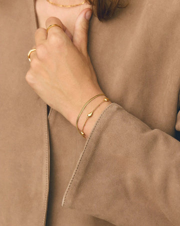 The Add Some Shine Bracelet Set | 18k Gold Plated Bracelet Sets Missoma 