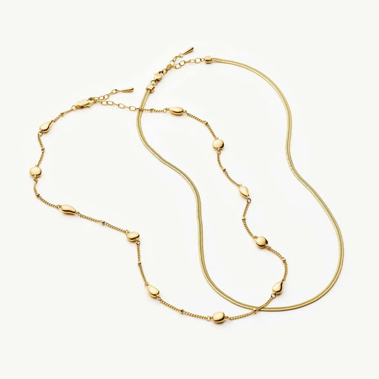 The Add Some Shine Necklace Set | 18k Gold Plated Necklace Sets Missoma 