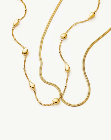 The Add Some Shine Necklace Set | 18k Gold Plated Necklace Sets Missoma 