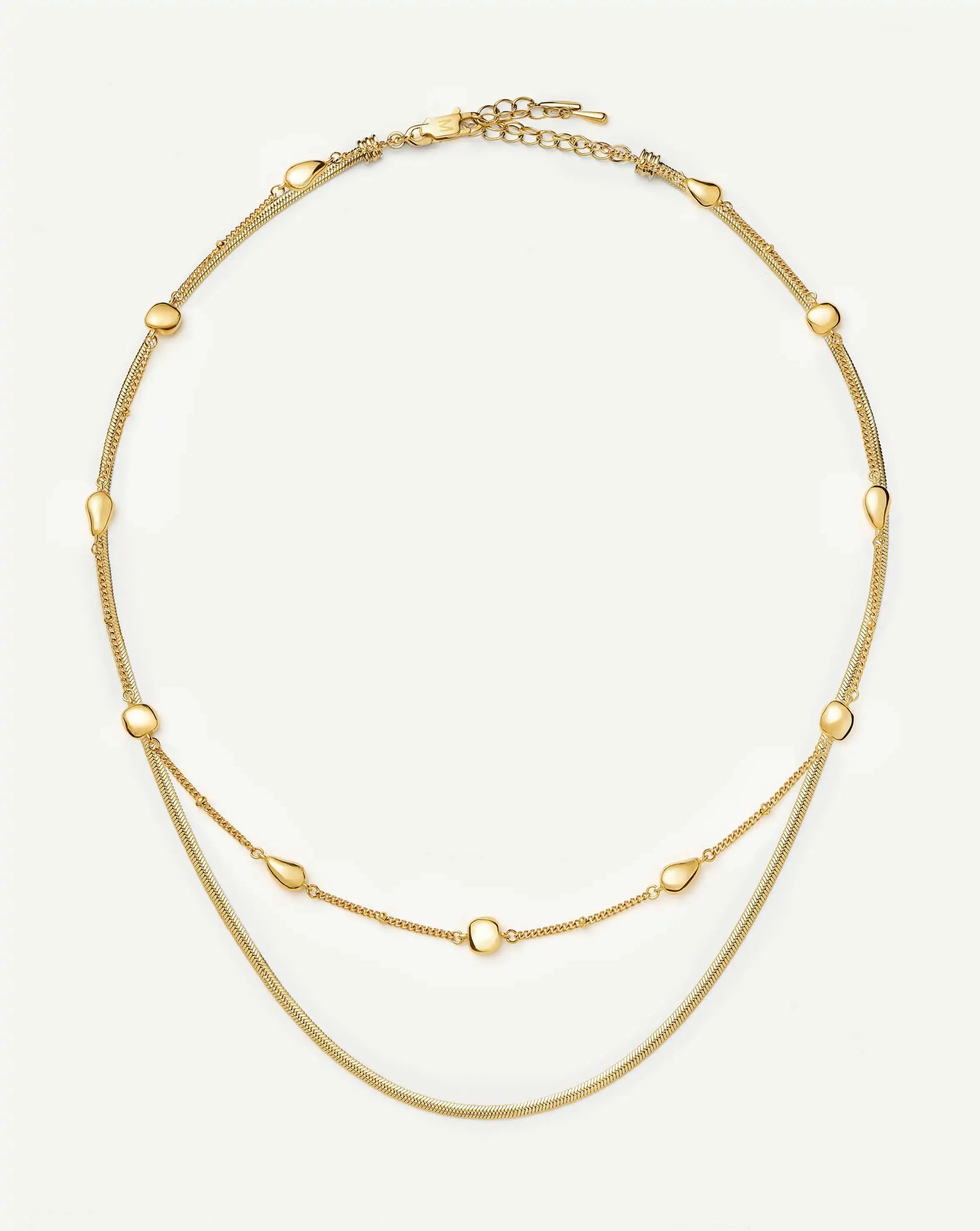 The Add Some Shine Necklace Set | 18k Gold Plated Necklace Sets Missoma 