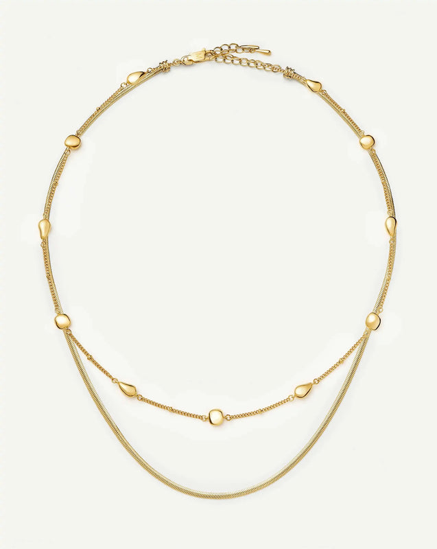 The Add Some Shine Necklace Set | 18k Gold Plated