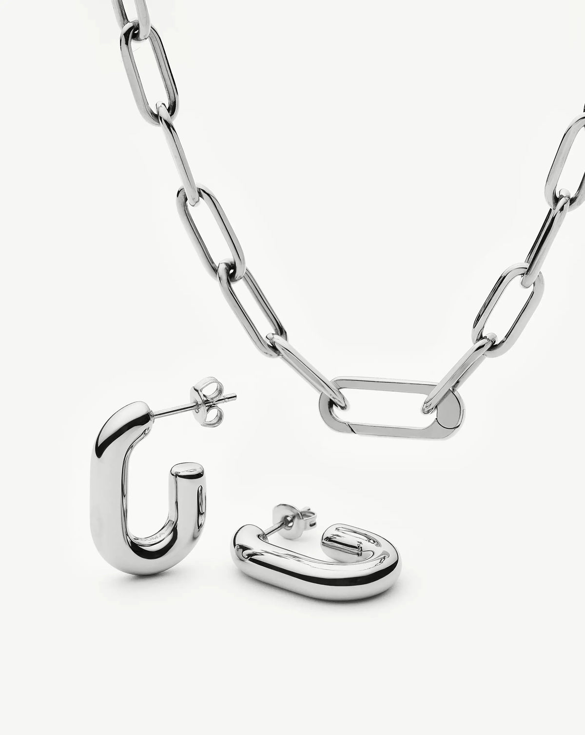 The Better Together Set | Platinum Plated Earrings Missoma 