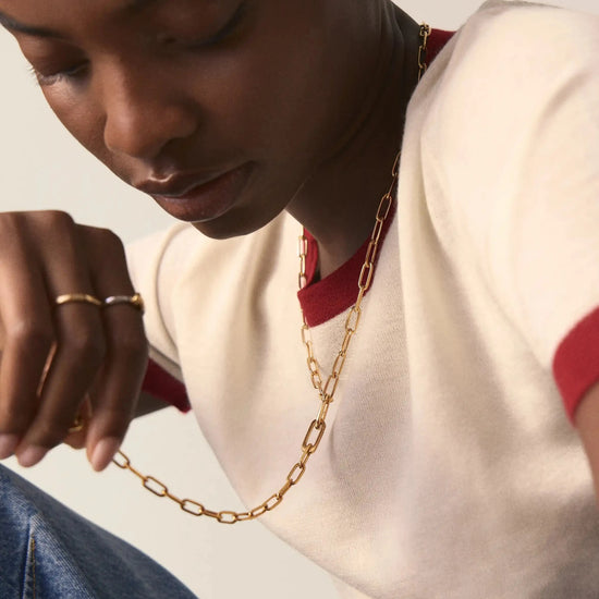 The Chunky Chain Set | 18k Gold Plated Necklace Sets Missoma 