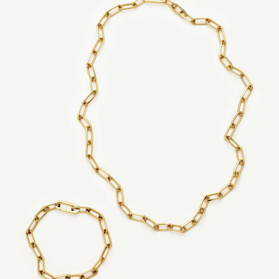 The Chunky Chain Set | 18k Gold Plated Necklace Sets Missoma 