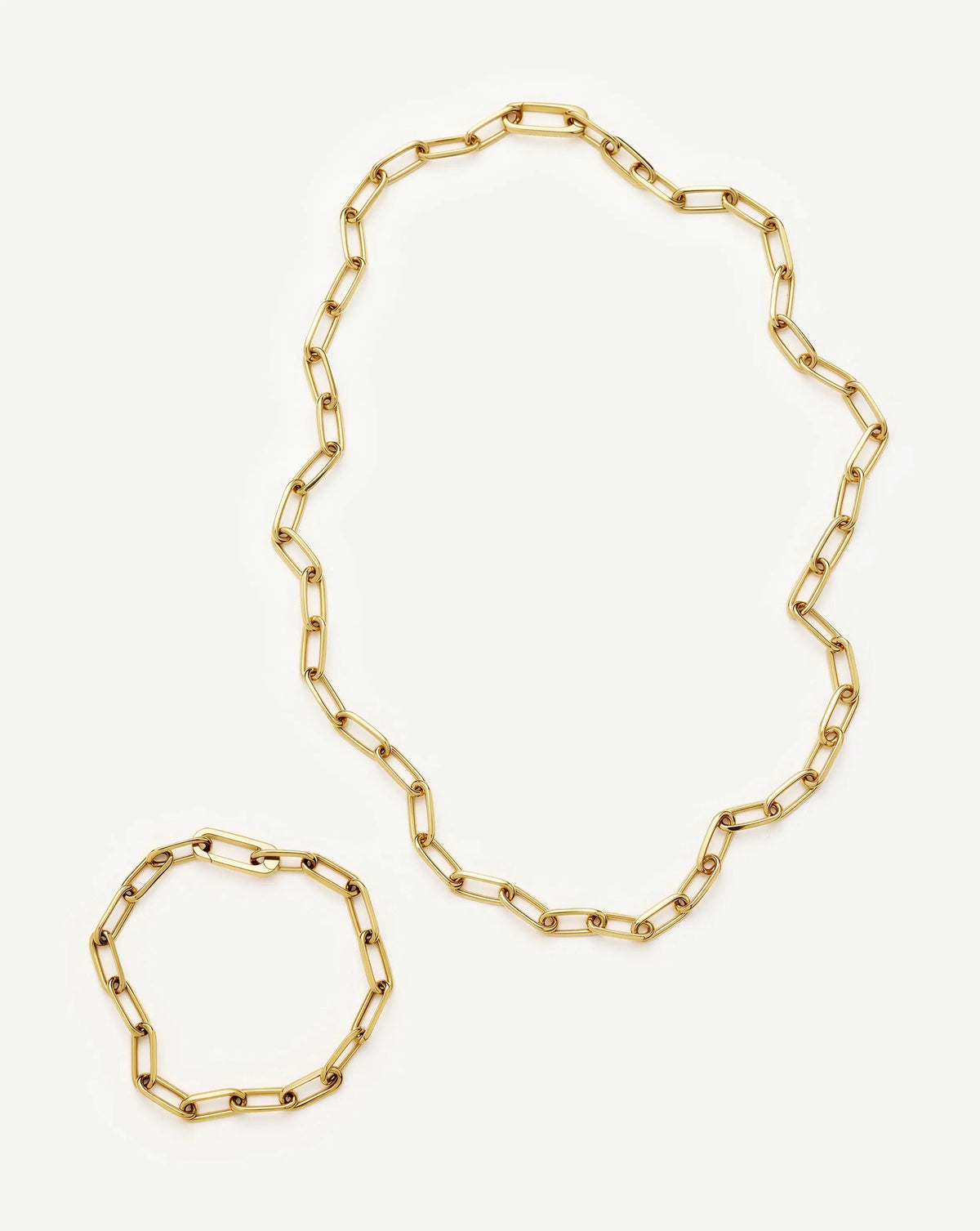 The Chunky Chain Set | 18k Gold Plated Necklace Sets Missoma 