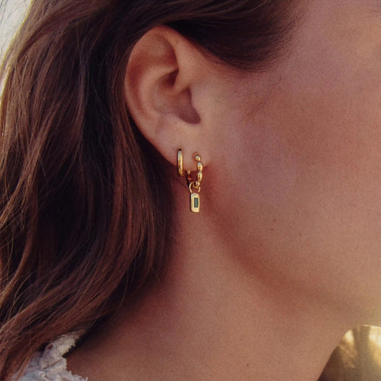 The Destination Hoop Set | 18k Gold Plated Earrings Missoma 