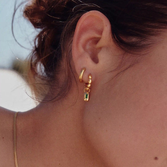 The Destination Hoop Set | 18k Gold Plated Earrings Missoma 