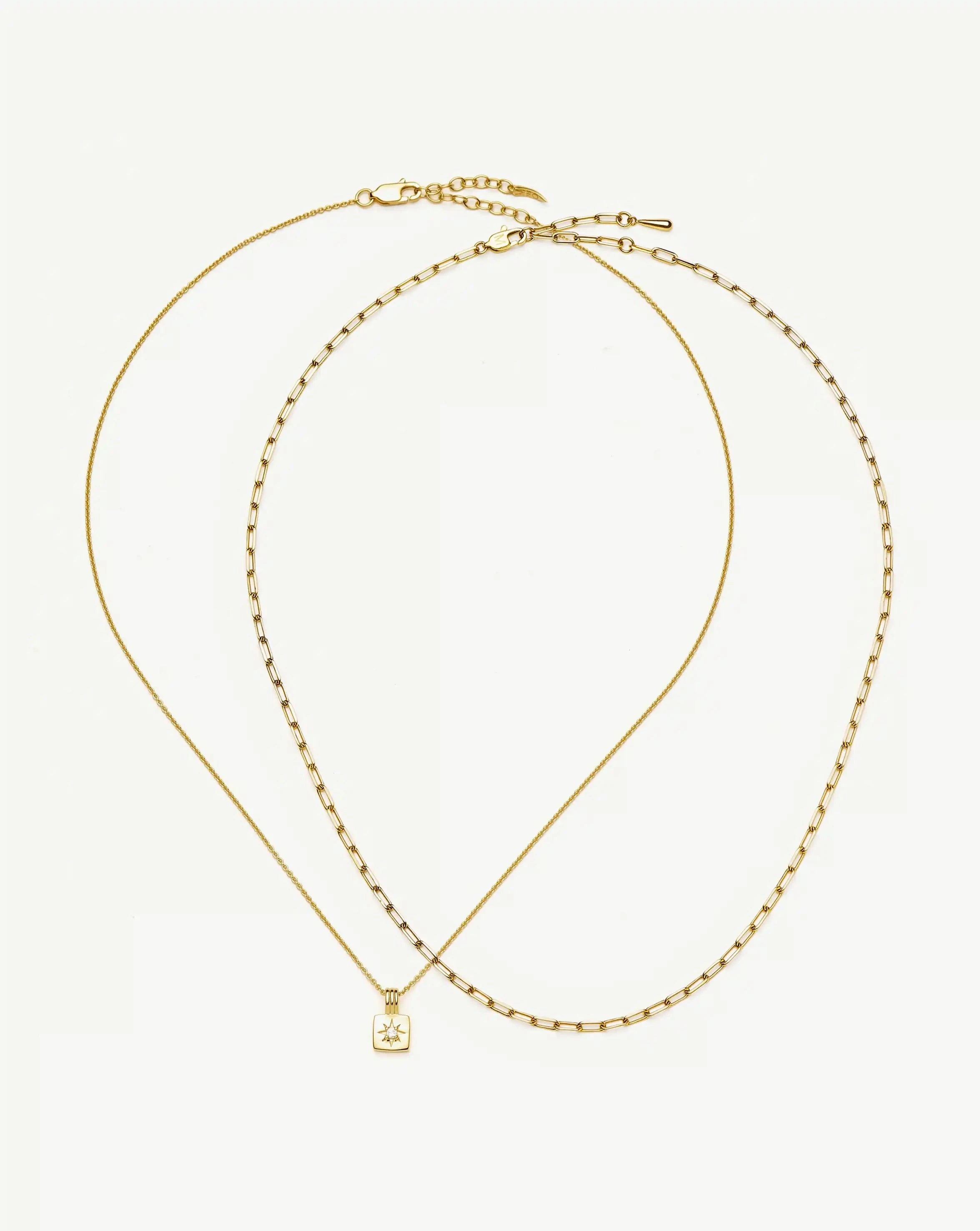 The Effortless Necklace Set | 18k Gold Plated Necklaces Missoma 