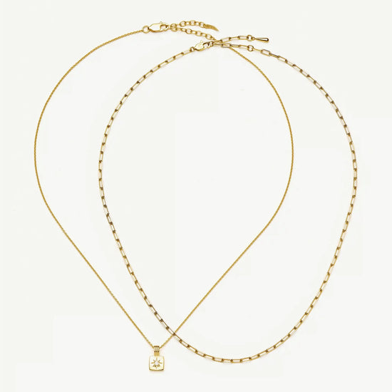 The Effortless Necklace Set | 18k Gold Plated Necklaces Missoma 