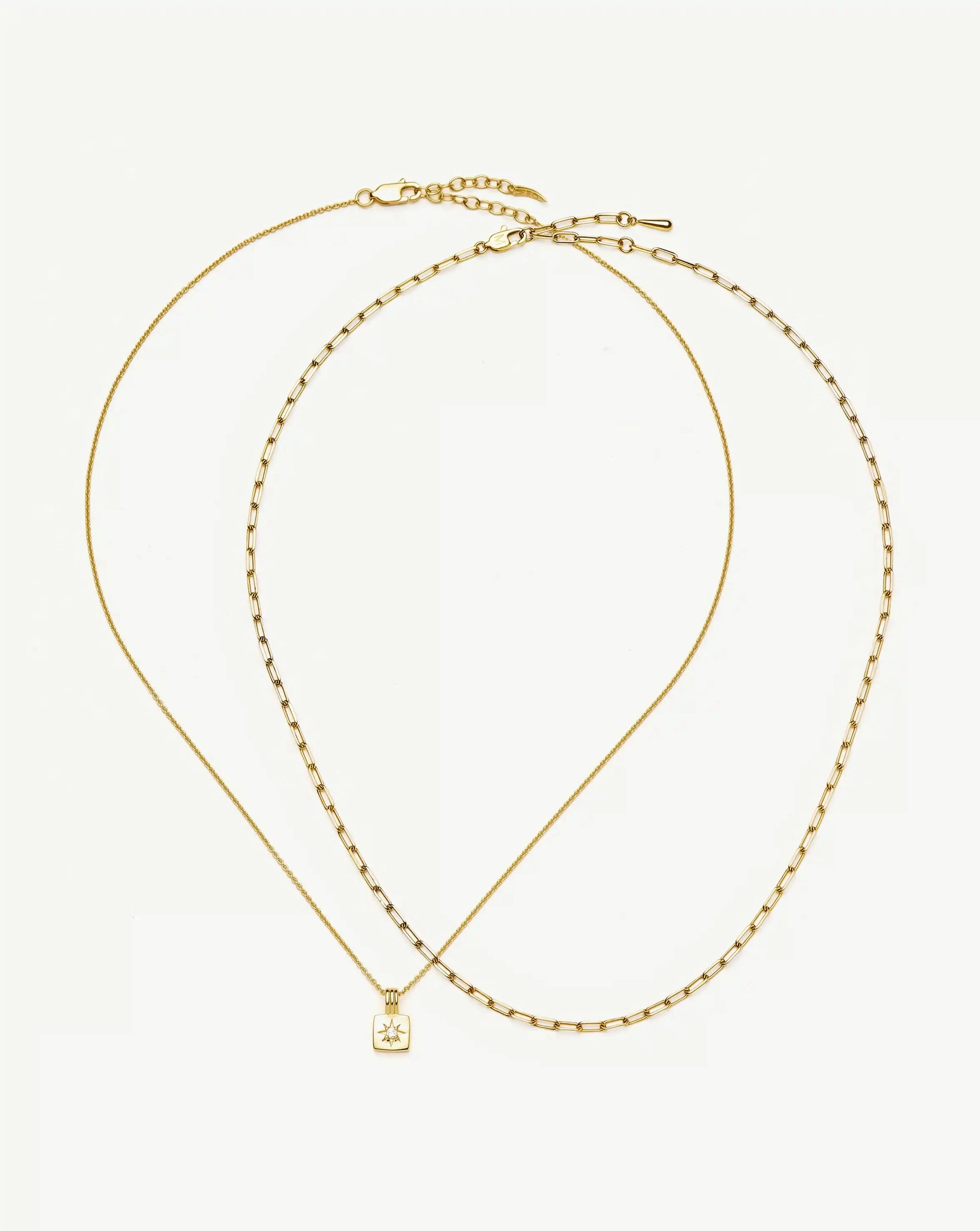 The Effortless Necklace Set | 18k Gold Plated Necklaces Missoma 