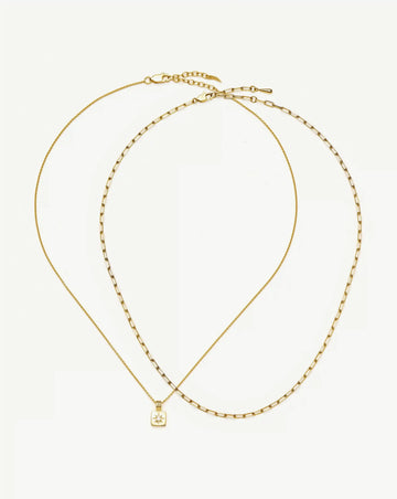The Effortless Necklace Set | 18k Gold Plated Necklaces Missoma 
